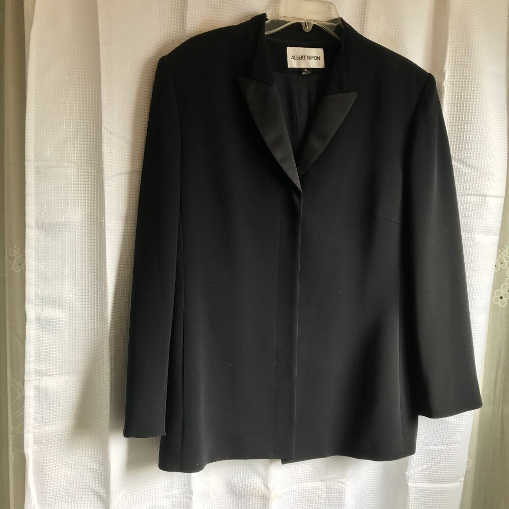 Albert Nipon Ladies Tuxedo Jacket - image 1